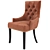 Elegance in Black: Velvet Chair with Black Legs 3D model small image 3