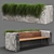 Russian-inspired Bench with a Twist 3D model small image 1