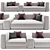 Mnoxet Design Sofa 004: High Quality and Stylish 3D model small image 2