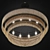 Sophisticated Modern Ceiling Lamp by Zagg 3D model small image 2