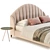 Stylish Stella Bed: Quality Unwrap & Non-Collapsed Turbosmooth 3D model small image 4