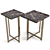 Elegant Fendi Ripple Coffee Tables 3D model small image 2