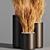Indoor Zen Wheat Plant Set 3D model small image 2