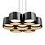 Elegant Marimba Pendant Light 3D model small image 1