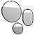 Northern Reflections Circle Mirrors 3D model small image 1