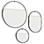 Northern Reflections Circle Mirrors 3D model small image 3