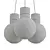 Modern Mina Pendant: Stylish Illumination 3D model small image 2