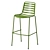 Enea Street Stool: Ergonomic Outdoor Seating 3D model small image 6