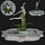 Classic 3D Fountain Design 3D model small image 1