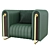 Modern Rivers Armchair | Stylish Design 3D model small image 5