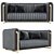 Modern Rivers Sofa: Realistic Design | 3D Model 3D model small image 4
