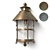 Medieval Iron Lantern: Authentic Street Charm 3D model small image 1