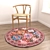 Title: Versatile Round Rugs Set 3D model small image 5