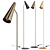 Sleek Cone Floor Lamp 3D model small image 1