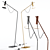 Colosseo Contemporary Floor Lamp 3D model small image 1