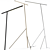 Elegant Mattia Floor Lamp: Steel Brass 3D model small image 1