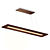 Modern Forms Woodtone LED Linear Suspension 3D model small image 1