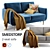 SMEDSTORP 2-Seater Sofa | 165x94x88 cm 3D model small image 8