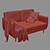 SMEDSTORP 2-Seater Sofa | 165x94x88 cm 3D model small image 13
