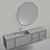 Antonio Lupi Bemado Bianco Opaco Sink Vanity 3D model small image 5
