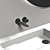 Antonio Lupi Bemado Bianco Opaco Sink Vanity 3D model small image 6