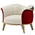 Harlequin Elegance Armchair 3D model small image 2