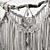 Boho Macrame Decor Set with Hanging Panno & Tree 3D model small image 2