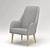 Bo-Box Armchair: Unmatched Comfort 3D model small image 1