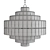 Elegant Wine-inspired Chandelier 3D model small image 2