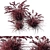 Lush Purple Fountain Grass 3D model small image 2