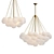 Elegant Cloud Chandeliers by Sawa 3D model small image 5