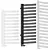 Cordivari YARA Towel Radiator: Minimalist Design & Maximum Efficiency 3D model small image 2