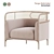 Targa Gebruder Armchair: Stylish and Comfortable 3D model small image 4