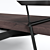 Minimalist Oak Desk with Storage 3D model small image 4