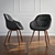 Elegant AAC 123 Chair: Stylish Comfort 3D model small image 6