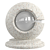 White & Multicolored Stone Plaster 3D model small image 3