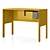 Tenzo Uno Mello Writing Desk - Modern Design, Multiple Colors, Compact Size 3D model small image 2