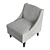 Elegant Calion Armchair: Stylish Comfort in Every Detail 3D model small image 5