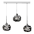 Maytoni Haze Pendant: Sleek Design, 520mm Width 3D model small image 2