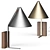 Sleek Cone Table Lamp by Kristina Dam 3D model small image 1