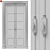 Elegant Cremones: Classic Doors 3D model small image 3