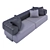 FENDI_CASA_TRUMAN_Sofa: Elegant Luxury in Every Detail 3D model small image 2