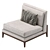 Elegant ATLANTA Armchair: Stylish Comfort. 3D model small image 2