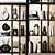 Contemporary Freestanding Wardrobe 3D model small image 2