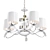 Omnilux OML-60103-05 Pendant Chandelier 3D model small image 1