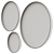 Reflective RIFLESSO Mirror: Sleek and Modern Design 3D model small image 3