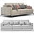 Modern Comfort Three-Seater Sofa 3D model small image 2