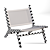 Rattan & Matte Black Accent Armchair 3D model small image 4