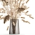 Elegant Dried Flower Bouquet 3D model small image 6