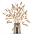 Natural Reed Bouquet in Vase 3D model small image 1